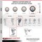 Service Caster 5 Inch Maroon Polyurethane Wheel Swivel Bolt Hole Caster Set with Brake SCC SCC-BH20S514-PPUB-MRN-TLB-4 - alternate 2